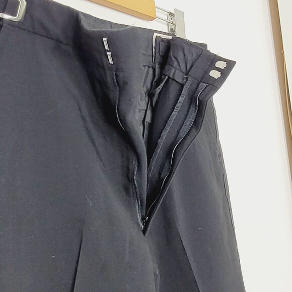 Nettoyer Asce Men's Black Flannel Chino Straight Leg Formal Dress Pant Size 30 - Picture 6 of 14